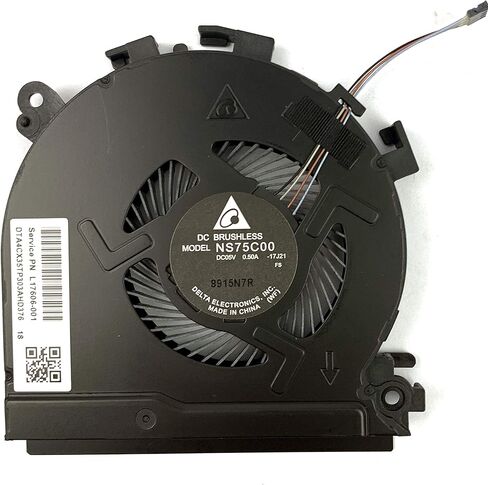 Best Parts CPU+استبدال مروحة تبريد GPU لسلسلة HP Specter X360 15-CH ، P/N: L17605-001 L17606-001 in Kuwait