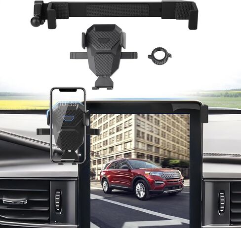 حامل هاتف السيارة لعام 2020-2025 Ford Explorer Accessories ، HOUND EXPLORER APPLORE MOUNT لشاشة 10.1 بوصة ، حامل هاتفي مستقر خالي من اليدين in Kuwait