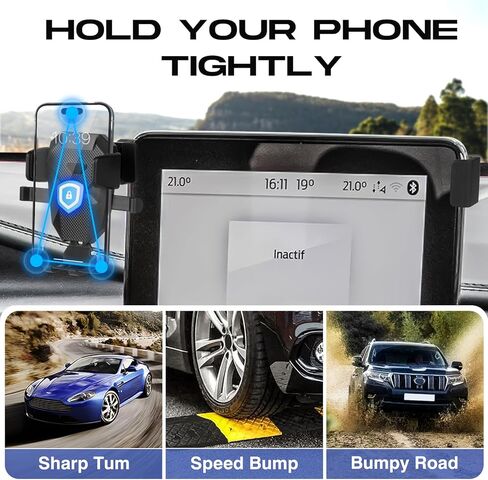 حامل هاتف السيارة لعام 2020-2025 Ford Explorer Accessories ، HOUND EXPLORER APPLORE MOUNT لشاشة 10.1 بوصة ، حامل هاتفي مستقر خالي من اليدين in Kuwait