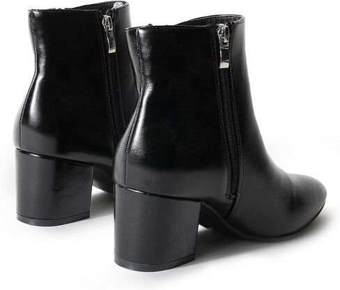 J. Adams Zuma Ankle Bootie – Closed Pointed Toe Low Block Heel Zip Up Boot in Kuwait