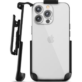 Encased Belt Clip Holster for iPhone 14 Pro Max (ClipMate Series/CASELESS) Fits Case-Free Phone Only