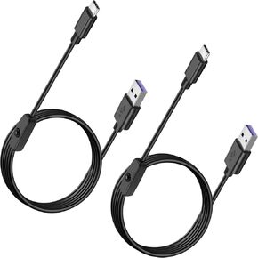 USB Type C Switch Charging Cable 2 Pack USB A to USB C Male to Male Power Cord with 501 On Off Switch USB to USB-C Adapter Wire for LED Desk Lamp, USB Fan, LED Strips Lighting, 6 Feet in Saudi Arabia