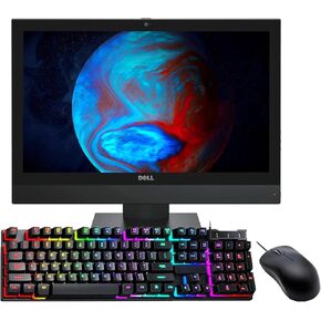 Dell Optiplex 3050 All-in-One Desktop PC, 19.5" HD Computer, Core i5-7500, 16GB RAM, 512GB SSD, Keyboard and Mouse, WiFi, Bluetooth, CAM, Windows 10 Pro (Renewed)