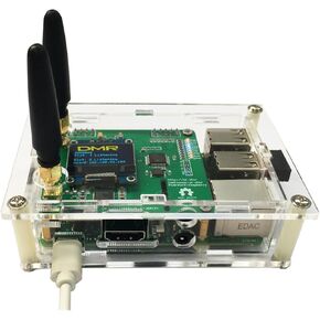 Duplex DMR D-Star YSF Hotspot Ethernet Port Assembled Radio Station WiFi Voice Modem Support UHF VHF Fusion Antenna Raspbery P Model 2B Two Colors OLED 2 TimeSlots