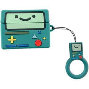 Compatible with Switch AirPods Pro Case, Men Women Protective Silicone Skin Cover, Case Game, Funny Kawaii Cartoon 3D Cute Case (Teal Switch)