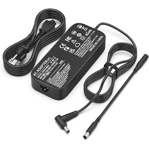 180W AC Laptop Charger Compatible with Asus TUF Gaming A15 F15 A17 F17 Series; FX506, FX517, FX706, FX766, FX505, FX566, FX705, FX86, FA506, FA706; ADP-180TB H, ADP-180MB F Power Adapter Supply