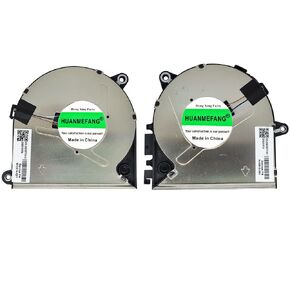 Replacement New CPU and GPU Cooliing Fan for HP Zbook Power 15 G9 G10 G4I HSN-Q36C N13915-001 EG75070S1-C611-S9A N13914-001 EG75070S1-C601-S9A DC5V 2.50W