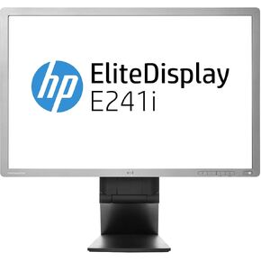HP EliteDisplay E241i 24" 1920 x 1200 5,000,000:1 LED Monitor Silver HWP-F0W81A8#ABA (Renewed)