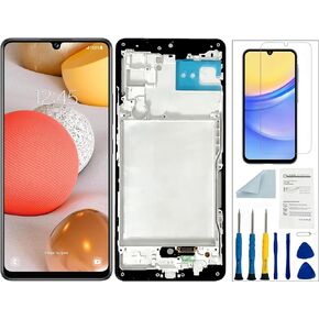 for Samsung Galaxy A42 5G Screen Replacement for Samsung A42 LCD Screen Replacement Black with Frame for Samsung Galaxy A42 SM-A426 Display Touch Screen Assembly Repair Parts