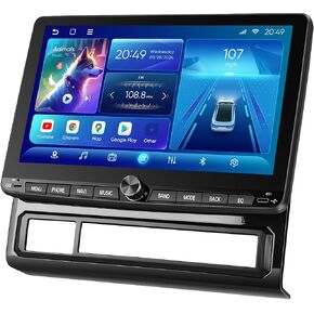 10.1 Inch QLED Android Car Stereo for Toyota Tacoma 2005-2015 Wireless Apple CarPlay Auto 5G WiFi Bluetooth GPS Naviagaiton Replacement Touch Screen Upgrade Radio 4+64GB Type-C Charging