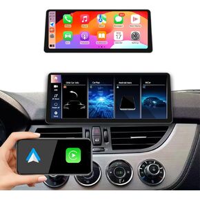 Ultra Narrow 12.3 Inch 1920 * 720 Car Radio for BMW Z4 E89 CIC 2009-2016 Carplay Android Auto Multimedia Audio Stereo Touch Linux System Bluetooth with Reverse Camera (Linux CIC System)
