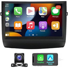 Android 13 Car Stereo Radio Player Wireless CarPlay Android Auto for Toyota Prius 2003-2009, 9 Inch Touch Screen (2G+32G) Car Audio Multimedia Receiver with GPS Bluetooth FM Radio WiFi Backup Camera