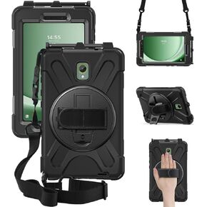 Dreamerx for Samsung Galaxy Tab نشط 5/نشط 3 8 بوصة مع حزام ، غطاء مقاوم للصدمات مع حزام كتف حزام يدوي Kickstand for Galaxy Tab Active5 2024 x300/x307/x306b ، Active3 2020 T570/T575/T577