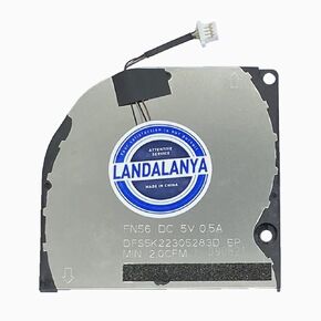 Replacement New CPU Cooling Fan for Dell Latitude 7320 E7320 Laptop 0XCNHG DFS5K22305283D FN56 DC5V 0.5A Fan