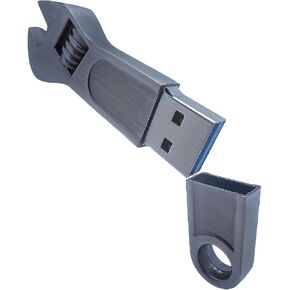 64GB USB 3.0 Flash Drive Metal Wrench High Transfer Speed Pendrive Memory Stick Livid