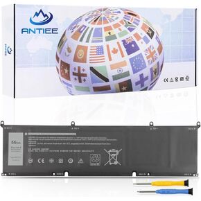 8FCTC 56Wh Laptop Battery Replacement for Dell Alienware M15 R3 R4 R5 R6 R7 M17 R3 R4 Precision 5560 5570 XPS 15 9500 9510 9520 G15 5510 5520 in 7510 5620 7610 Vostro 7510 7620 Series 69KF2 4650mAh