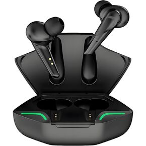 Wireless Earbuds 5.3 Bluetooth Headphones Stereo Sound Ear Buds, Touch Control in Ear Earphones with Noise Cancelling Mic, Bass Surround Headphones for Computer Phones Sports Workout (Black)