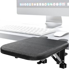 NODOCA Arm Rest for Desk, Ergonomics Wrist Rest, Desk Extender, Soft Sponge Built-in, Comfortable Arm Support for Desk, Foldable Elbow Rest for Desk, Home, Office(1pcs)