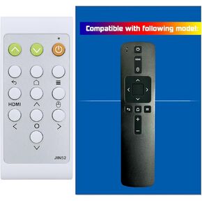 Replacement Remote Control for Anker Nebula Capsule Smart Mini Projector - D4111,D2400121,D2400521,with Oversized Buttons