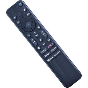 RMF-TX810U Replacement Voice Remote Control fit for All Sony 2023 HDR 4K Bravia Smart TV Series Bravia with-Netflix-Disney KD43X77L KD-43X77L KD50X77L XR-83A80L XR-85X90L XR-85X93L XR-85X95L XR-98X90L