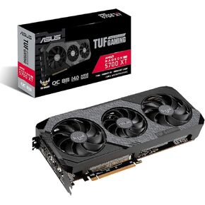 ASUS TUF Gaming 3 AMD Radeon RX 5700XT OC Edition Gaming Graphics Card (PCIe 4.0, 8GB, GDDR6, HDMI, DisplayPort, Axial-tech Fan Design,Auto-Extreme) (Renewed)