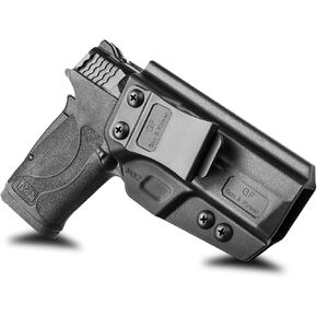 S&W M&P Shield 380 EZ Holster, IWB Holster Fit S&W MP Shield 380 EZ Pistol Only, Inside Waistband Holster Concealed Carry for Men Women, Adjustable Cant & Retention, Available in Kydex & Polymer