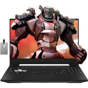 Asus 2022 TUF Dash 15.6' 144Hz Gaming Laptop, Intel 12th Core i7-12650H, 32GB DDR5 RAM, 2TB PCIe SSD, NVIDIA GeForce RTX 3070 Graphics 8GB, Backlit Keyboard, Win 11 Pro, Black, USB Card, | (ASUS TUF)