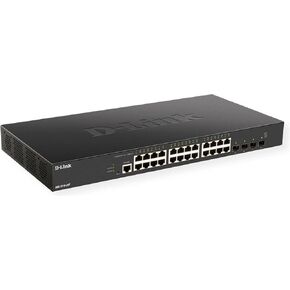 D-Link 10-Port 10G Gigabit Smart Managed Ethernet Switch | 24 10G + 4 10/25G SFP28 Ports | L2 | VLAN (DXS-1210-28T)