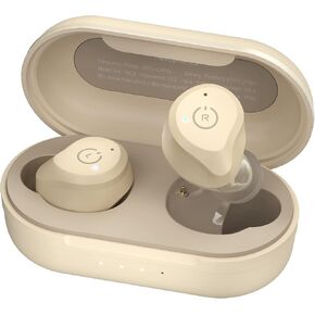 TOZO NC9 Hybrid Active Noise Cancelling Wireless Earbuds, in Ear Headphones IPX6 Waterproof Bluetooth 5.3 Stereo Earphones, Immersive Sound Premium Deep Bass Headset Khaki