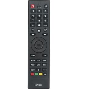 Universal KT1440 Remote Control Replacement for Haier Konka Panda ATEC DTV Gelec Soyea Parker TV Wentai DVD