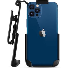 Encased Holster for iPhone 12 Pro Max (ClipMate Series) Case Free Belt Clip Design with Rotating Holster - Black