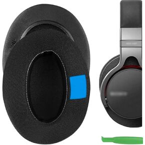Geekria PRO Extra Thick Cooling Gel Replacement Ear Pads for Sony MDR-1ABT, MDR-1RBT, MDR-1RNC Headphones Ear Cushions, Headset Earpads, Ear Cups Cover Repair Parts (Black)