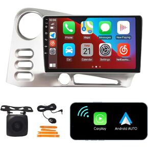 [2G+32G] Carplay Android Auto Touchscreen Autoradio Car Stereo Navigation FM Radio Head Unit WiFi Multimedia Player GPS Radio DSP for Toyota Corolla Matrix 2003 2004 2005 2006 2007 2008
