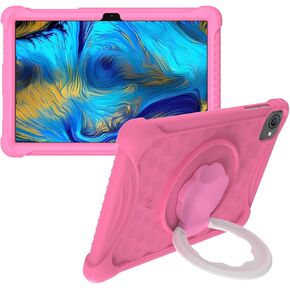 (for C10 Tablet) Transwon Kids Case for Eksvefot C10/ Whitedeer ZOFYWNAS HiGrace UGRIHACH C10 Tablet/Android 14 C10 Tablet Case/AUMI OS C10 Tablet Case/Jeazans 10.1 Tablet Case Jzpad-X11 - Pink