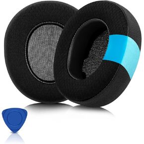ELZO Replacement Earpads for Steelseries Arctis Nova Pro Wireless, Cooling Gel Earpads for Nova Pro Wireless (Does Not Fit Pro Wired), Replacement Ear Pads with Improved Thickness & Sound Isolation