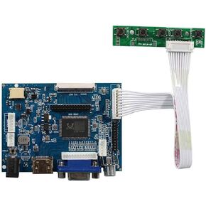 HDMI VGA 2AV LCD Controller Board for 8" AT080TN52 EJ080NA-05A EJ080NA-05B 800X600 50Pins LVDs LCD Screen