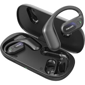 DACOM Open Ear Headphones,[MFi Certified] True Wireless Sport Earbuds,Ergonomic EarHooks,Bluetooth 5.3,IPX7 Waterproof,App Control,Compatible with iPhone & Android (Black)