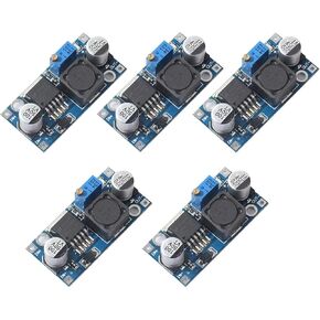5Pack LM2596 LM2596S DC-DC Step Down Variable Volt Regulator Input 3.0-40V Output 1.5-35V Adjustable Buck Converter Electronic Voltage Stabilizer Module LIONX
