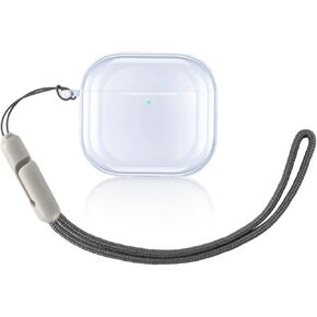 Case Compatible with AirPods 4 Case Cover Clear for Airpod 4 Case, Compatible with AirPods 4th Generation Case, Shock Resistant & Drop Protection Cover Case with Lanyard, for Airpods 4 Cases