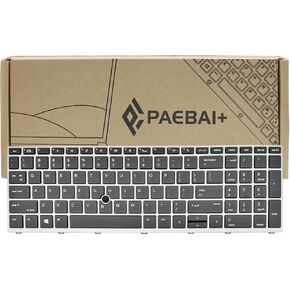Replacement Laptop Keyboard Backlight for HP EliteBook 650 G4 650 G5 655 G4 655 G5 US Layout Backlit Keyboard with Pointer