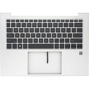 Replacement Upper Case Palmrest for HP EliteBook 840 G9 845 G9 Series Laptop Keyboard Assembly with Backlit Keyboard N09058-001