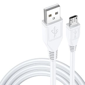 Replacement Charging Cable for TENS Unit - Portable Durable Replacement Charger Cable, Muscle Stimulator Machine Versatile Replacement USB Charging Cable, White