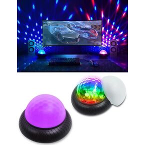 2 PCS Gaming Lights, RGB Lighting with Music Sync, Gamer Gifts for Men, Gaming Room Decor, Multiple Colors 2-in-1 Effect LED Lights for Gamer Room, Gamer Decor, Gaming Setup