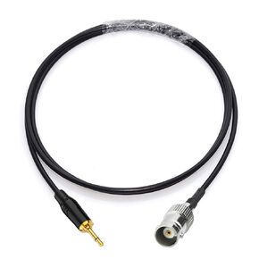 NA BNC Female to 3.5mm Mono 1/8" TS Stereo Plug Adapter Radio Antenna Extension Cable 5 feet