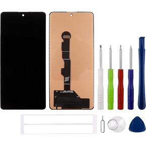 شاشة OLED LCD متوافقة مع Xiaomi Mi Poco F5 [6.67 "] (أسود مع إطار) 23049pcd8g ، 23049pcd8i بديل لرقم الشاشة اللمس بديل + أدوات