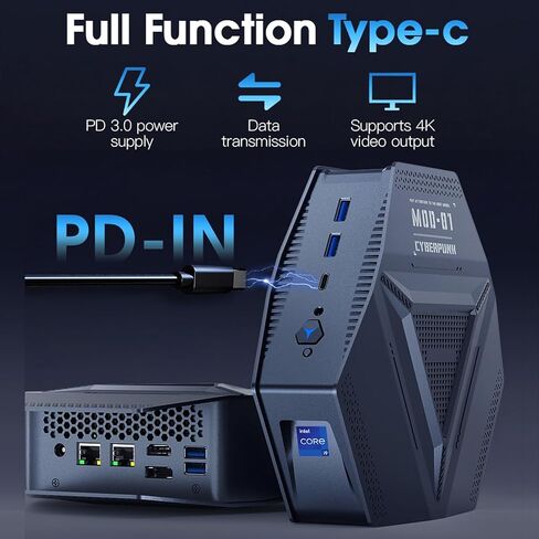 GH9 Mini PC ، 32GB RAM 1TB M.2 NVME MINI Gaming PC PC Intel Core I9 12900H (14 C/20T حتى 5.0 جيجا هرتز) أجهزة كمبيوتر سطح المكتب Mini Windows 11pro ، HDMI 4K/DP 8K/TYPE C/TRIPLE/WIFI 6/BT5 .0 in Saudi Arabia
