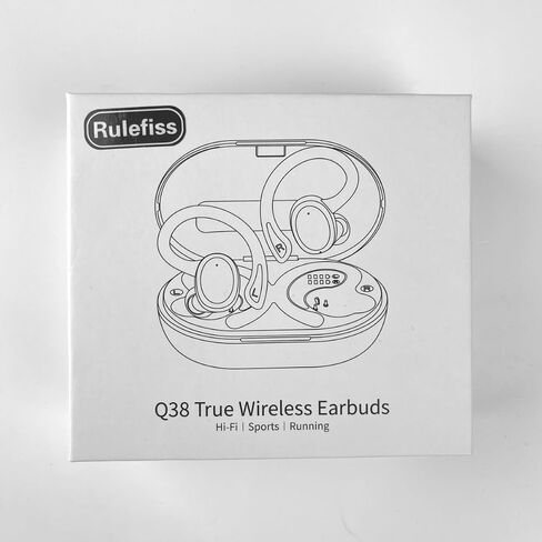 Wireless Earbuds Bluetooth Headphones, Bluetooth 5.3 Earbuds with Immersive HiFi Stereo, 2023 New 48Hrs Wireless Ear Buds Over Ear, HD Mic, Comfortable Sport Earhooks, IP7 Waterproof in Ear Earphones in Kuwait