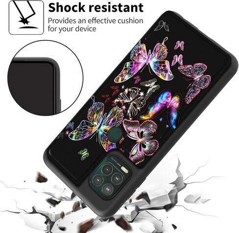 لـ Moto G Stylus 5G 2021 Wallet Wallet مع حامل البطاقة ، وفتحات بطاقات PU Leather و Card Card Double Clasp Case Motorola Moto G Stylus 5G 2021 ، Butterfly in Kuwait