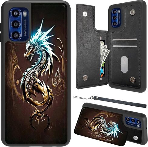 لـ Moto G Stylus 5G 2021 Wallet Wallet مع حامل البطاقة ، وفتحات بطاقات PU Leather و Card Card Double Clasp Case Motorola Moto G Stylus 5G 2021 ، Butterfly in Kuwait