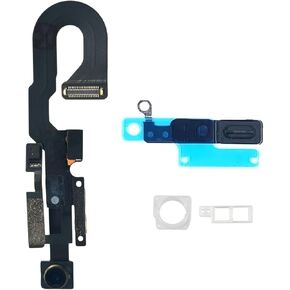 Front Camera Flex Cable Replacement with Proximity Sensor Light for iPhone 8/SE 2020/SE 2022 (4.7") – Includes Earpiece Mesh Cover and Front Facing Brackets